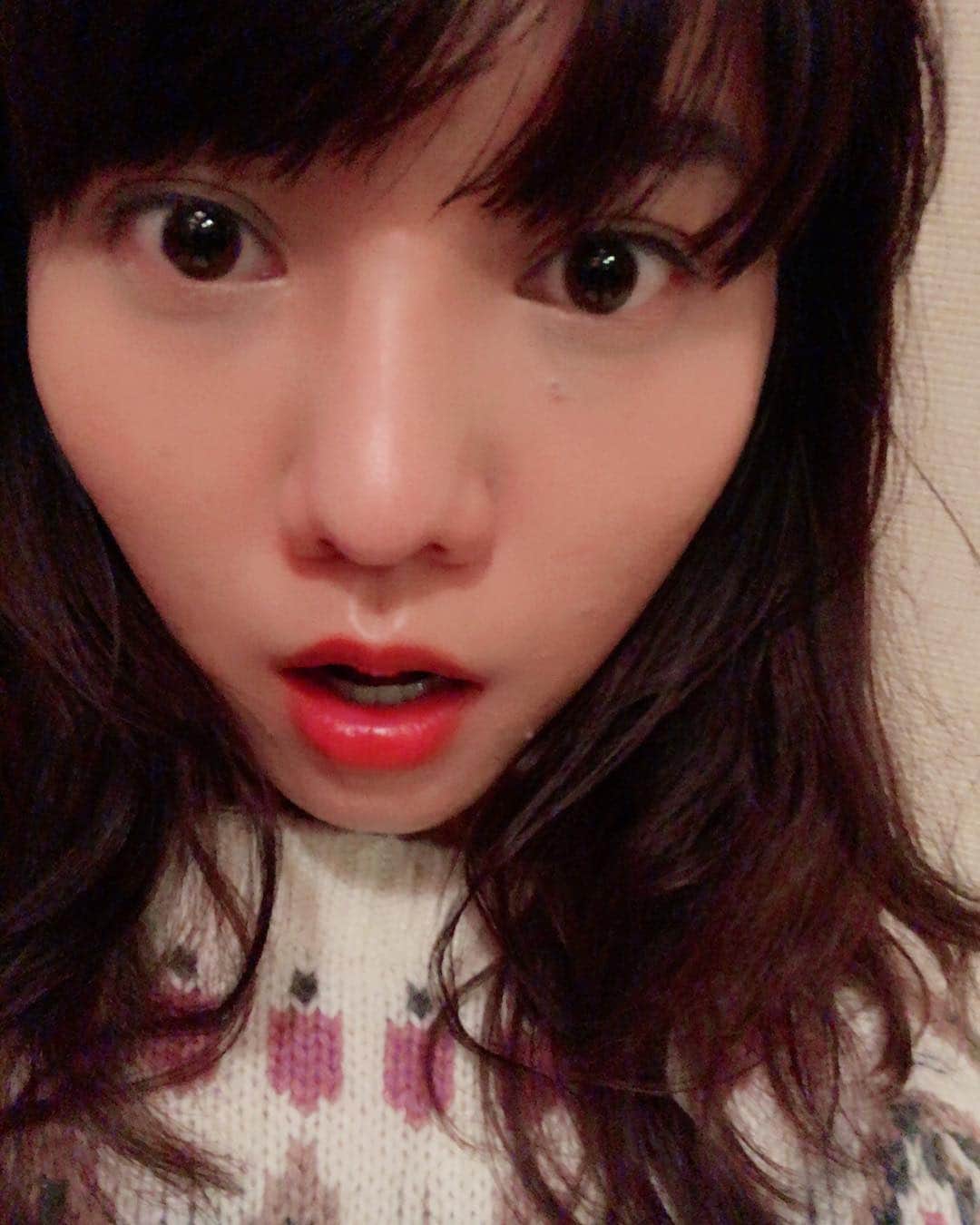 のインスタグラム：「* 今日の撮影終わり✌️ 早くお風呂入りたい~~~♨️ . #shooting」