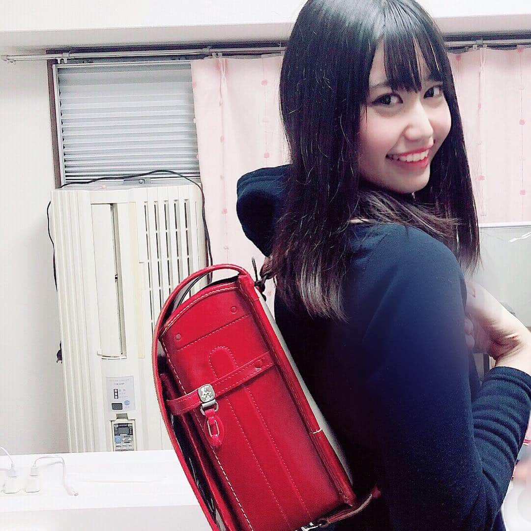 安陪恭加さんのインスタグラム写真 - (安陪恭加Instagram)「整理してたら、ランドセルが出てきたから、9年ぶり？自分のランドセル背負ってみた。笑 ちょっと遅くなったけど、ハロウィンの仮装ということで😶😶 そしたら、あけみちゃんがランドセルの箱に入ってひょっこりはん|ｮ･ω･`) #ランドセル #ネコ #猫 #ひょっこりはん」11月6日 1時23分 - kyoka_noir