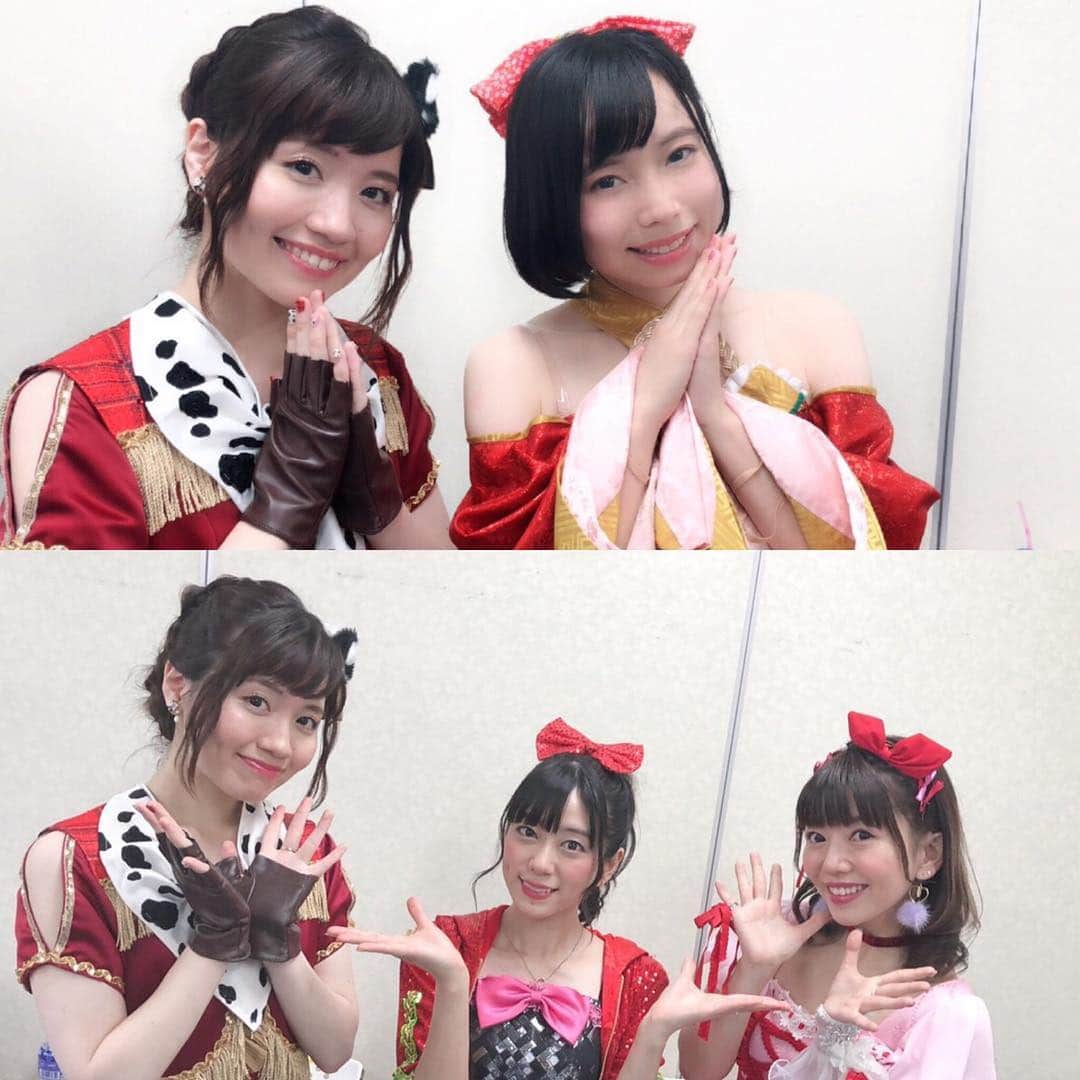 のインスタグラム：「1日目のオープニングでは、茄子さんと遊園地デートしながら登場🎠💕 2日目のオープニングでは、ユッコちゃんとまゆちゃんと遊園地デートしをしておりました🎪💕 #シンデレラ6th #想い出」