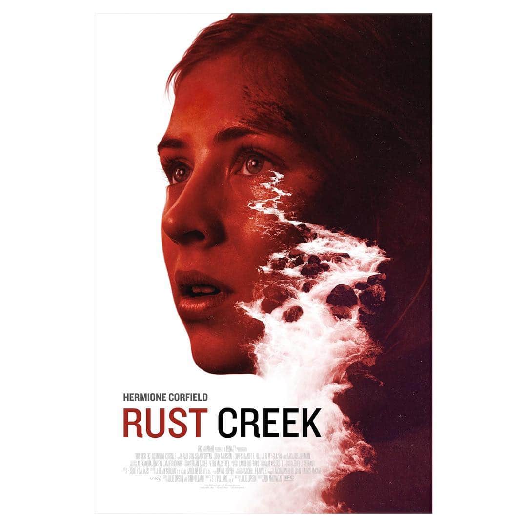 ハーミオーネ・コーフィールドさんのインスタグラム写真 - (ハーミオーネ・コーフィールドInstagram)「☔️ New poster for Rust Creek. Coming to you in January.」12月1日 2時27分 - hermionecorfield
