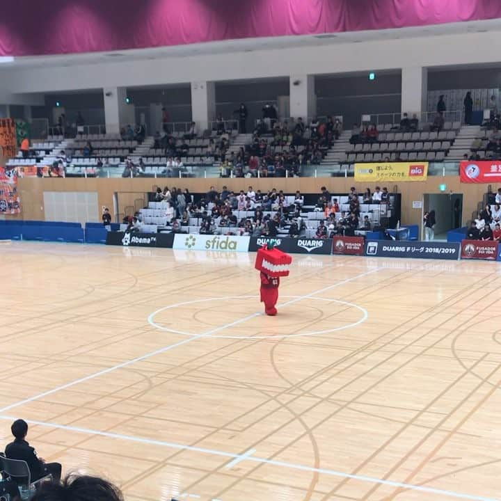 杉田沙緒里のインスタグラム：「まぢ可愛い😍  #futsal #フットサル #フウガドールすみだ #バサジィ大分 #スミダイル #後ろ姿が可愛い #グッズ募集中 #手の短さ #余計に可愛い #usa #私も覚えた #omiashi と #コラボ #希望 www」