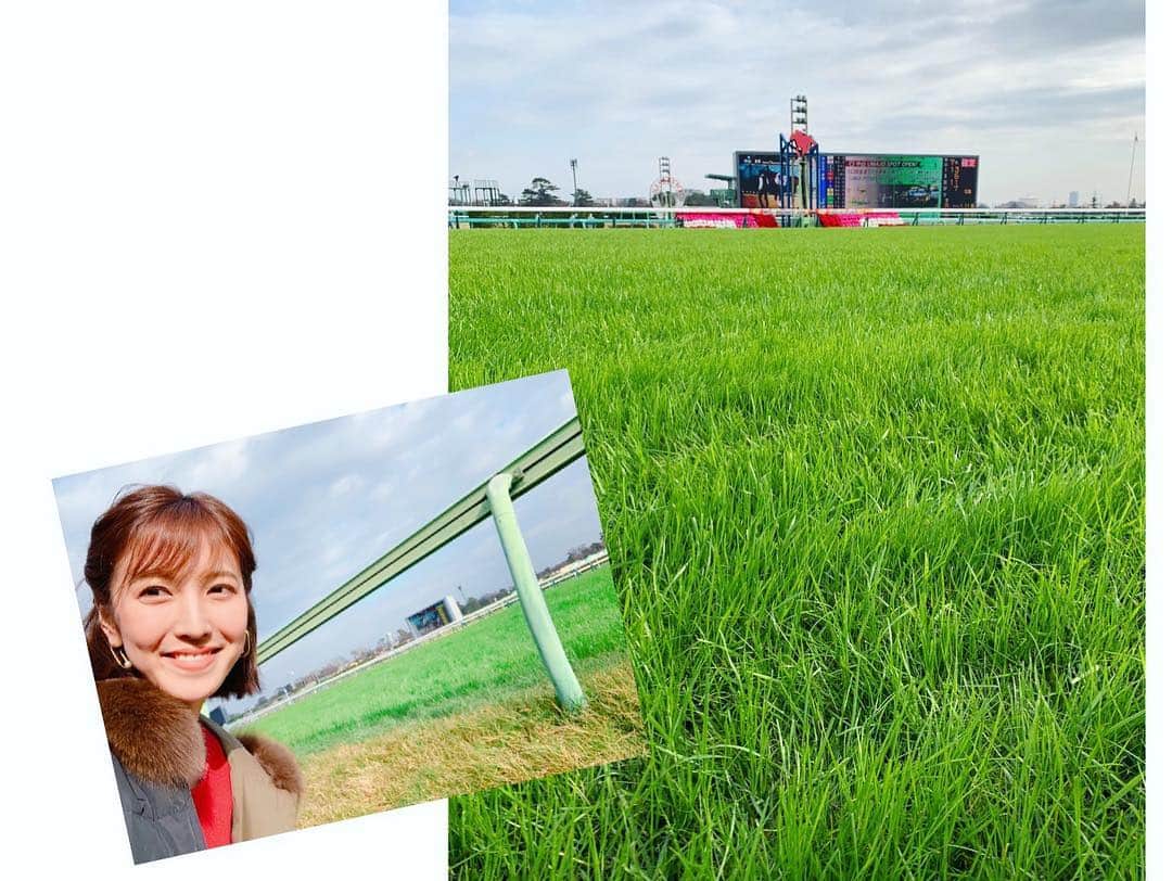 小澤陽子さんのインスタグラム写真 - (小澤陽子Instagram)「at work☻  マイク頼りだし、本来の声ではなく、聞き苦しい点もあったかと申し訳なかったですが、、今日もみんなのKEIBAで、G Iチャンピオンズカップをお届けすることができました😭✨ #音声さんARIGATO🙏🏻 . . オープニングは、開幕週のため、まっさらで綺麗なターフからでした💚💚🌱. . #３歳世代 #芝の女も砂の男も強し‼️ #チャンピオンズカップ #ルヴァンスレーヴ #デムーロ騎手 とのコンビ #７戦無敗🔥 #OMEDETO☻  #おざよーの本日の人文字KEIBA🏇 『CC』は、Champions Cup でおわかりかと思いますが、 佐々木さんの『VV』の秘話は、 競馬のブログに記します👣💛. . #勝負師 #大魔神 #佐々木主浩 さん #佐々木さんがいると佐野さんやPが小さく見える… #VVの秘話㊙️」12月2日 17時46分 - yoko.ozawa729