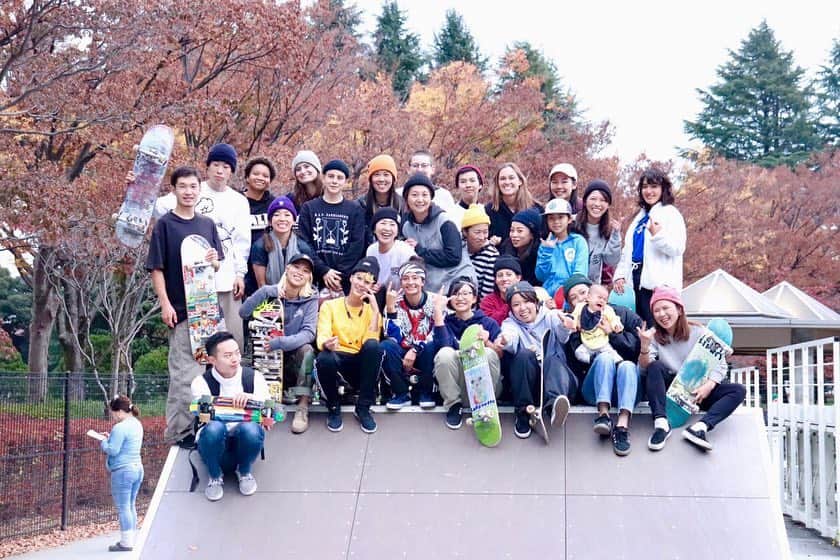 藤沢虹々可のインスタグラム：「Thank you so much everyone!!! Thank you for inviting awesome event!!This weekend is the best in my life 😊  More photos by  @neonstash @theskatexchange #poweredbyjtb」