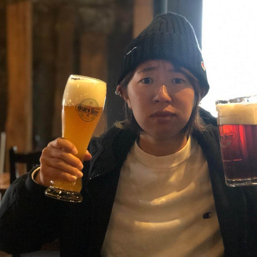 坂口佳穂さんのインスタグラム写真 - (坂口佳穂Instagram)「弾丸ビール旅🍺 #楽しかった #次回はキャンプ #みーさん旅 #札幌#小樽#北海道 #サッポロビール#小樽ビール」12月3日 21時04分 - s_ka_ho