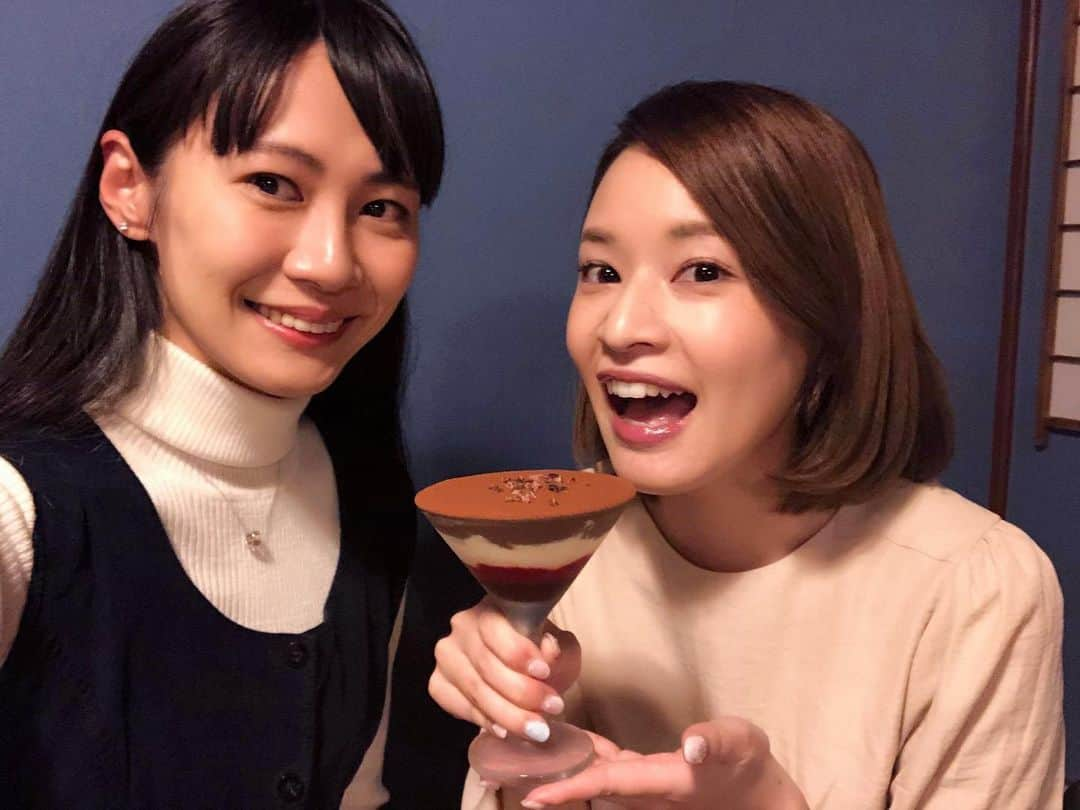 佐竹美希さんのインスタグラム写真 - (佐竹美希Instagram)「あすかさんとスイーツ🍰💕うらやましいでしょー？？？いつもいつも、お食事会に混ぜていただいたり美味しいお店教えていただいたり、本当にお世話になっています！ありがとうございます😭✨#フードアナリスト #あすかりん #金沢 #にし茶屋街 #プレスタ #チョコレート #イギリス王室御用達」12月3日 22時31分 - miki_stk