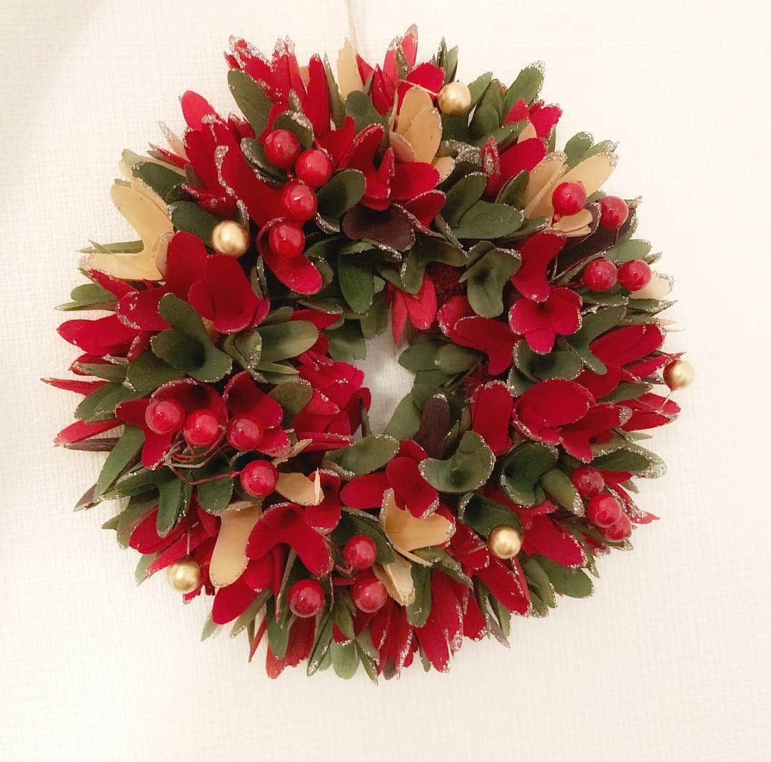 楊原京子さんのインスタグラム写真 - (楊原京子Instagram)「我が家のポイセチアが、ここ数年一向に赤くならないので新しい子を❤️お花屋さんに『クリスマスリース、手作りで作りませんか？』と言われたけど、 笑顔で出来上がってるのを買ってきました🙏🙅‍♀️😭❤️ ・ ・ ・ #12月 #師走 #ポインセチア #クリスマスリース #Xmas #navidad」12月3日 23時24分 - kyoko.yanagihara