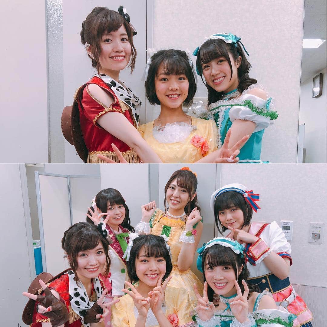 のインスタグラム：「青二メンバー。 一緒にいるだけで本当に心強い。 今回もたくさん刺激を受けたなぁ。  かりんと下地にいたっては慣れすぎててたまに(？)対応が雑になる。ごめん… 安心しすぎちゃう…好きなんだよ…いつもありがとうな…！ #シンデレラ6th #想い出 #チーム青二」