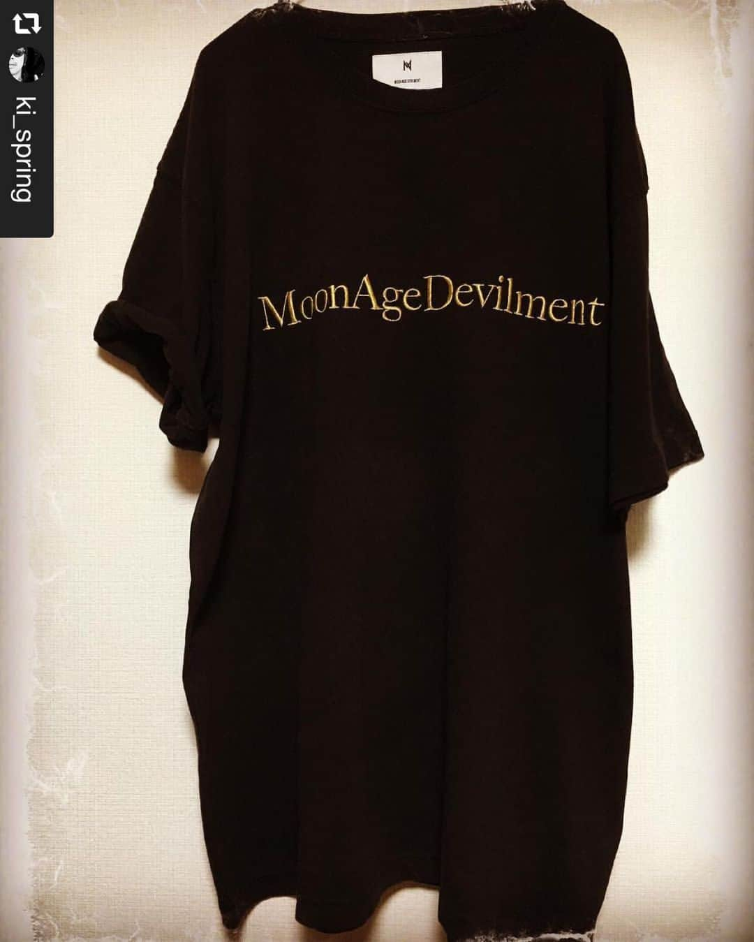 ムーンエイジデビルメントのインスタグラム：「#repost @ki_spring via @PhotoAroundApp  moon age devilment」