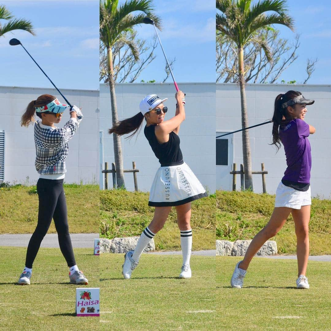 呉屋ありささんのインスタグラム写真 - (呉屋ありさInstagram)「. . Nice shot🏌️‍♀️ . . 2018.11.09  Haisai Golf Girls チャリティコンペ . . . #haisaigolfgirl #golfcompetition #golfdays #okinawagolf#okinawa#golfswing #Niceshot#はいさいゴルフガール #ゴルフコンペ#チャリティコンペ#teeショット#沖縄ゴルフ」11月11日 9時14分 - arisa_goya