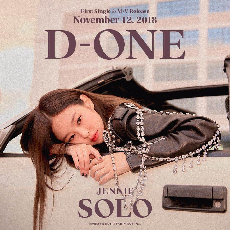 ジェニーさんのインスタグラム写真 - (ジェニーInstagram)「TOMORROW !!! who’s excited 🔥😳🔥 내일이라니... 내일이라니!!! 하루 남아따  #D1 #SOLO# JENNIE」11月11日 10時46分 - jennierubyjane