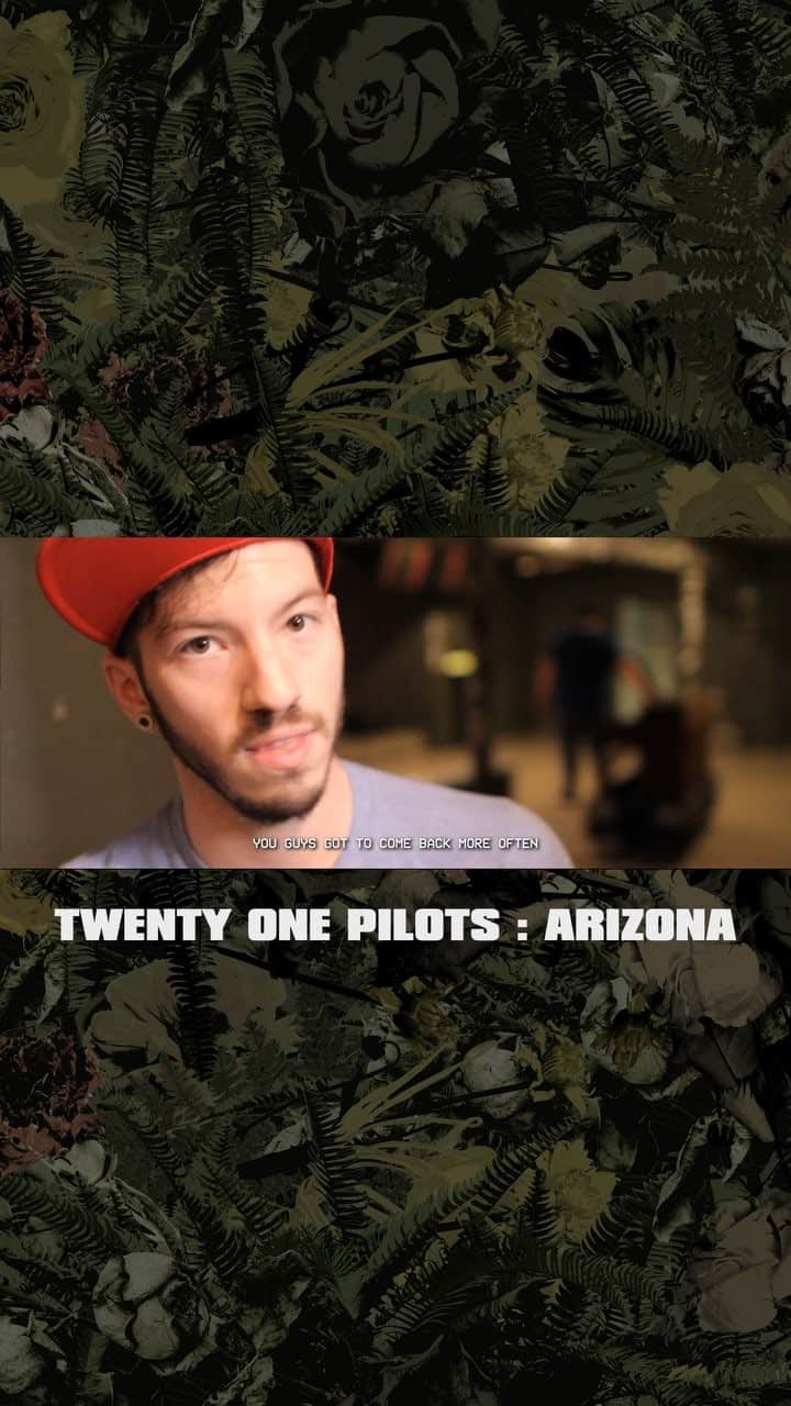 トゥエンティ・ワン・パイロッツのインスタグラム：「we played a show in arizona for the first time back in 2013.」