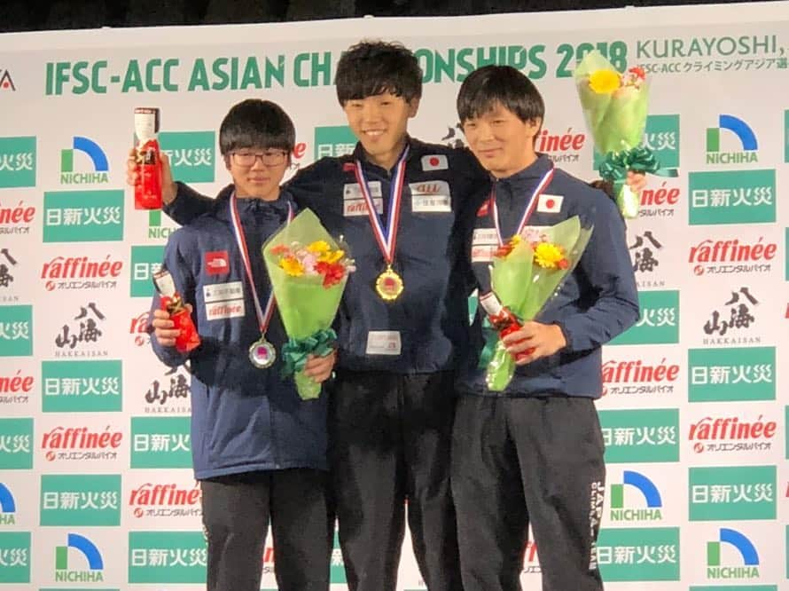 藤井快さんのインスタグラム写真 - (藤井快Instagram)「Asian Championship is over. I got 1st place in Lead, 4th place in Boulder and 4th place in Combined. I’m happy to win in Lead. This competition was so hard scheduled. My body got tired from day by day. So, I felt still need training for physical strength next season!!👍 Congratulations for all medalists 🥇🥈🥉!! Thank you to all the staff 🙏 • アジア選手権鳥取大会は、リード種目優勝、ボルダリング種目四位、コンバインド種目四位でした。リード種目は２大会連続で勝つことができてとても嬉しく思います！😊ですが、まだまだ内容としては満足のいくものではない登りだったので、より強くなってみせます。狙っていたコンバインド、ボルダリングはどちらも残念な結果終わってしまいましたが、少しずつですが、前に進めていることを確認できたので最低目標は達成といったところです。今週末にはまだチャイナオープンが控えているので、そこで今回の経験をうまく活かせればと思います。 沢山の応援ありがとうございました！！🙇🏻‍♂️ @adidasterrex #livewithoutlimits  @fiveten_official #brandofthebrave  @alpinawatchesjapan  @au_official #TEAMau @in_jelly_ #ウイダートレーニングラボ @bpumptokyo」11月12日 18時47分 - fujii_kokoro