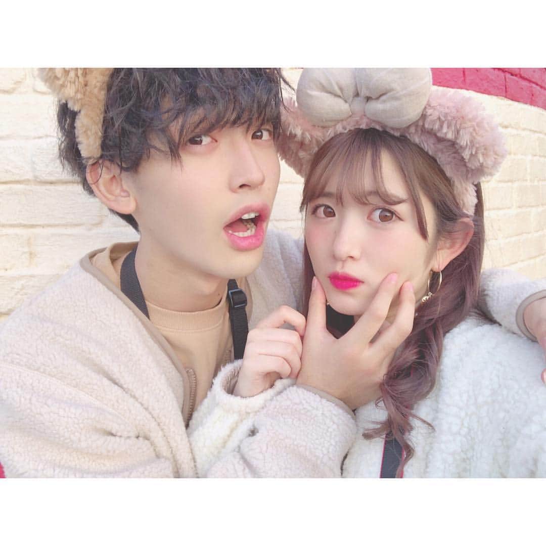 青木菜花さんのインスタグラム写真 - (青木菜花Instagram)「.﻿ .﻿ 大好きなかじくんと大好きなディズニー、﻿ とっても楽しくて幸せな1日でした 🌼﻿ ﻿ ダッフィーとシェリーメイコーデで﻿ 行ってきたよ 🐻﻿ ﻿ 余韻が、、、、﻿ それほど楽しかったってことだね🤭❤️﻿ ﻿ 楽しい1日にしてくれてありがとう！ . . #なのかじ #ディズニー #ディズニーシー #クリスマスディズニー #クリスマス #ダッフィーコーデ #シェリーメイコーデ #ダッフィー #シェリーメイ #カップルコーデ #カップルフォト #instagood #instalike #l4l」11月12日 19時14分 - nanoka_0711