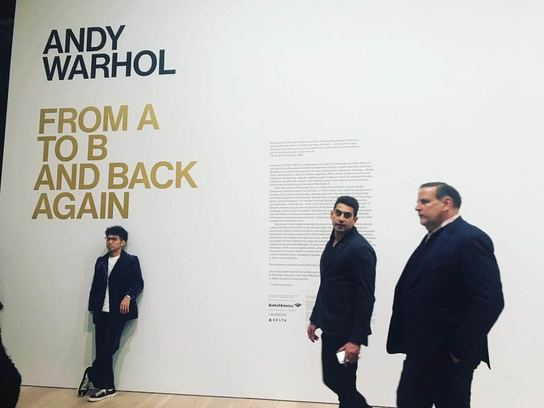 綾部祐二さんのインスタグラム写真 - (綾部祐二Instagram)「Opening Reception for #AndyWarhol - From A to B and Back Again  #WhitneyMuseum #NYC @calvinklein #205w39nyc」11月12日 11時37分 - yujiayabe