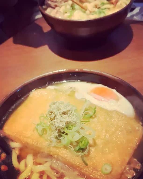 のインスタグラム：「かすうどん。  #特盛」