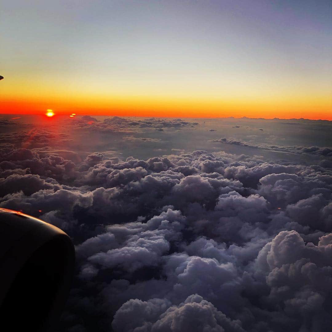 真砂勇介のインスタグラム：「#飛行機からのこの景色 #ニューヨークでハンバーガー #プエルトリコのディナー #合言葉は#肉を食らう #ホテルからの景色 #ウインターリーグ #プエルトリコ #マッサgogogo」