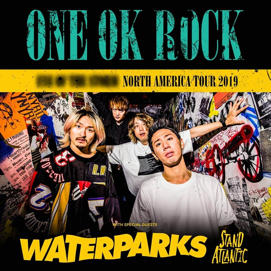 ONE OK ROCKさんのインスタグラム写真 - (ONE OK ROCKInstagram)「ONE OK ROCK ANNOUNCED EPIC 2019 NORTH AMERICAN TOUR!  VIP PACKAGE & TICKET PRE-SALES BEGIN NOV 13TH! http://www.oneokrock.com/en/tour/ #ONEOKROCK」11月13日 2時32分 - oneokrockofficial