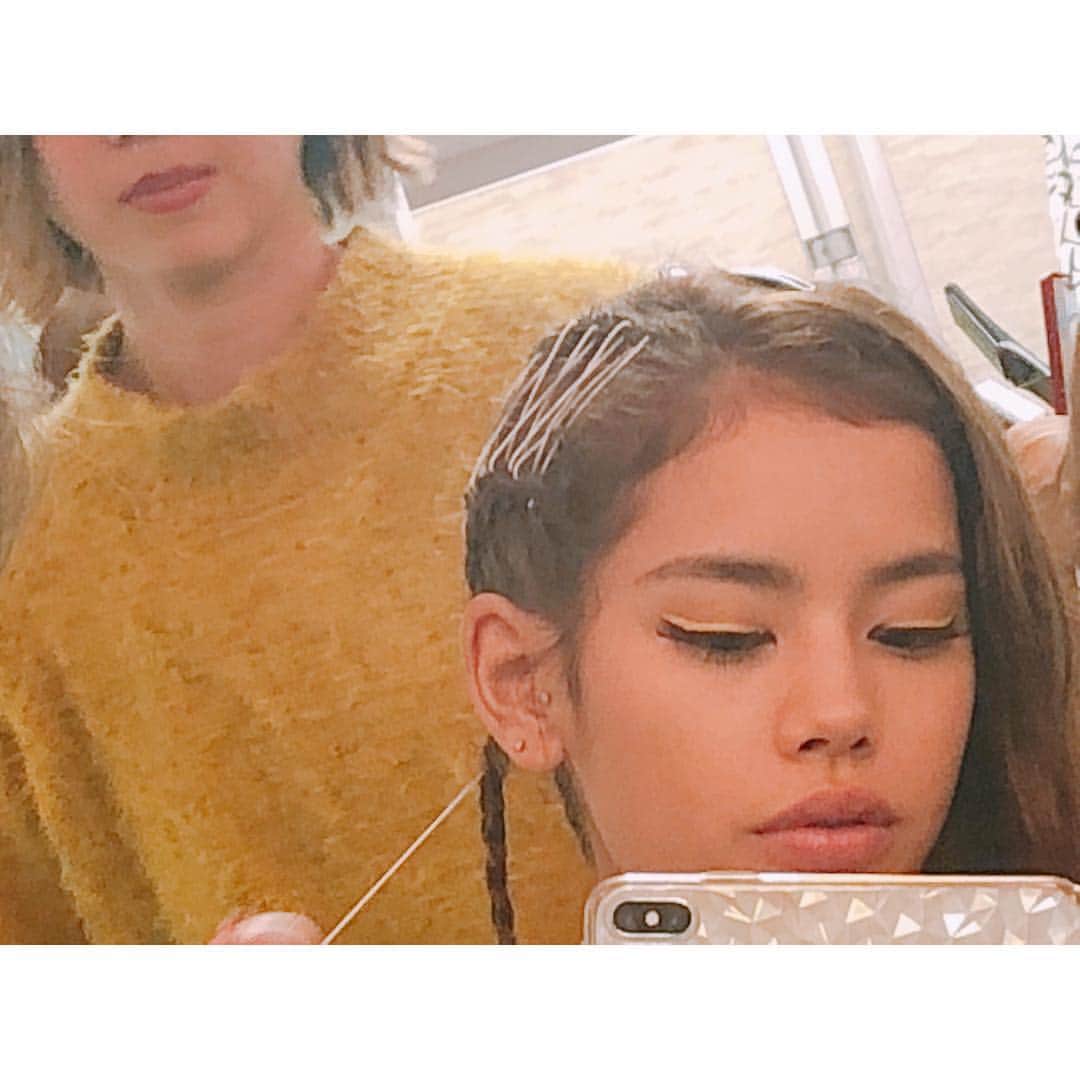 佐原モニカのインスタグラム：「MinxHair💛」
