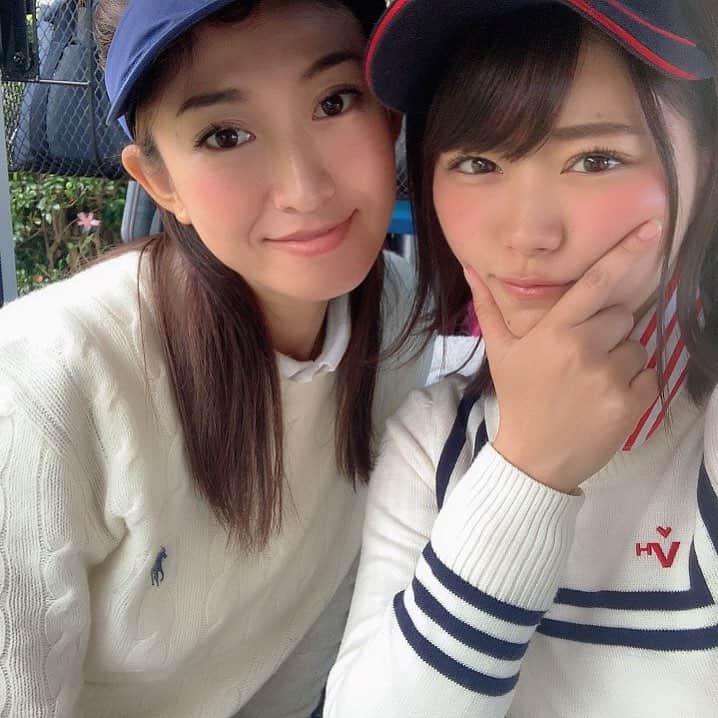 森下千里のインスタグラム：「. アプリ、怖い。 が、ちと嬉しい😂 . . #golf #ゴルフ #可愛く #なってる #鈴蘭 #❤️ #可愛い」