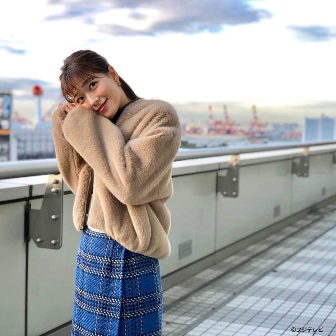 フジテレビ「めざましテレビ」さんのインスタグラム写真 - (フジテレビ「めざましテレビ」Instagram)「11月14日（水）きょう何着て行く？ ・ ファッション雑誌CanCamとコラボした お天気コーナー「きょう何着て行く？」 阿部華也子ちゃんの毎日のコーデを紹介♪ ・ 【きょうのコーデ】 ジャケット→#UNRELISH 1万3800円　 ニット→#アプワイザーリッシェ 1万1000円 スカート→#&.NOSTALGIA 4900円 靴→#DIANA 2万3500円 ・ 【コーデのポイント】 ポイントはふわもこ感がかわいい エコファージャケット🐻 まろやかなベージュが女の子らしさを 後押ししてくれますよ✨ ブルーベースのカラーチェックスカートで カジュアルにまとめるのがお勧めです👗 ・ #めざましテレビ #きょう何着て行く？ #阿部華也子 #今日のコーデ#コーデ #CanCam #今日のファッション#ootd #きょう何着て行く？は月〜金朝6時22分ごろ放送！」11月15日 8時52分 - mezamashi.tv