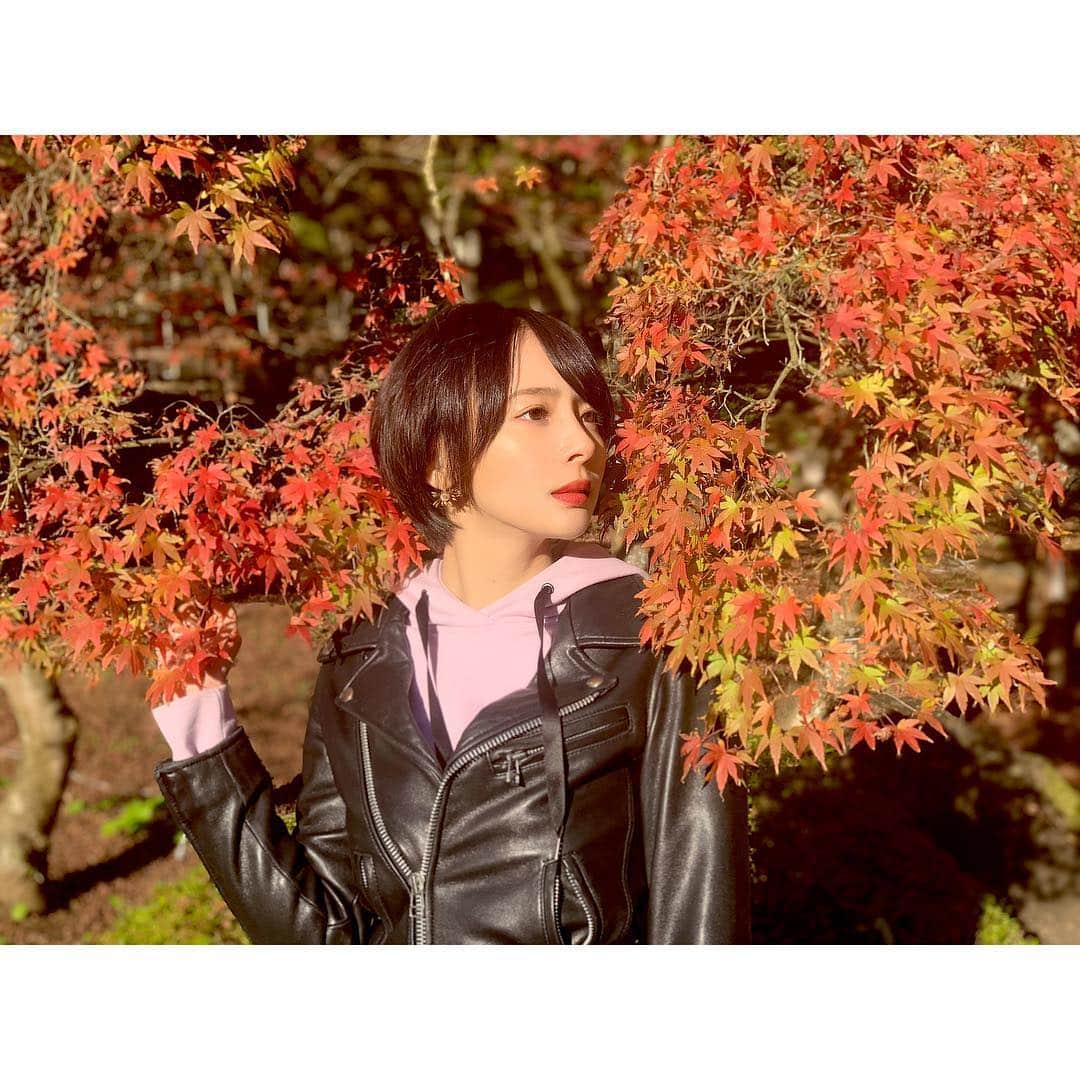 岡田紗佳さんのインスタグラム写真 - (岡田紗佳Instagram)「紅葉🍁 #伊豆 #紅葉 #タビフク」11月15日 15時47分 - sayaka_okada