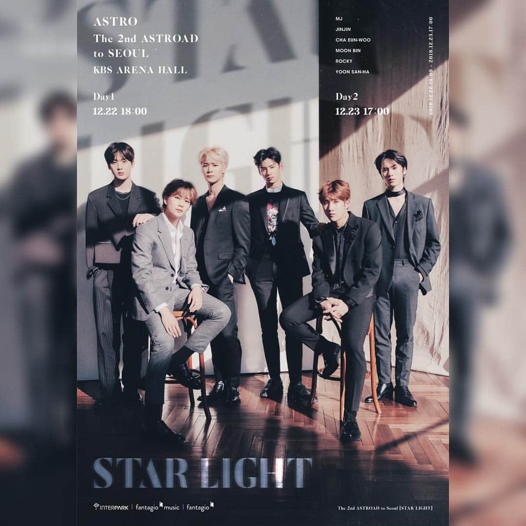 ASTROさんのインスタグラム写真 - (ASTROInstagram)「The 2nd ASTROAD to Seoul [STAR LIGHT] Poster #아스트로 #ASTRO #CONCERT #ASTROAD」11月16日 0時00分 - officialastro