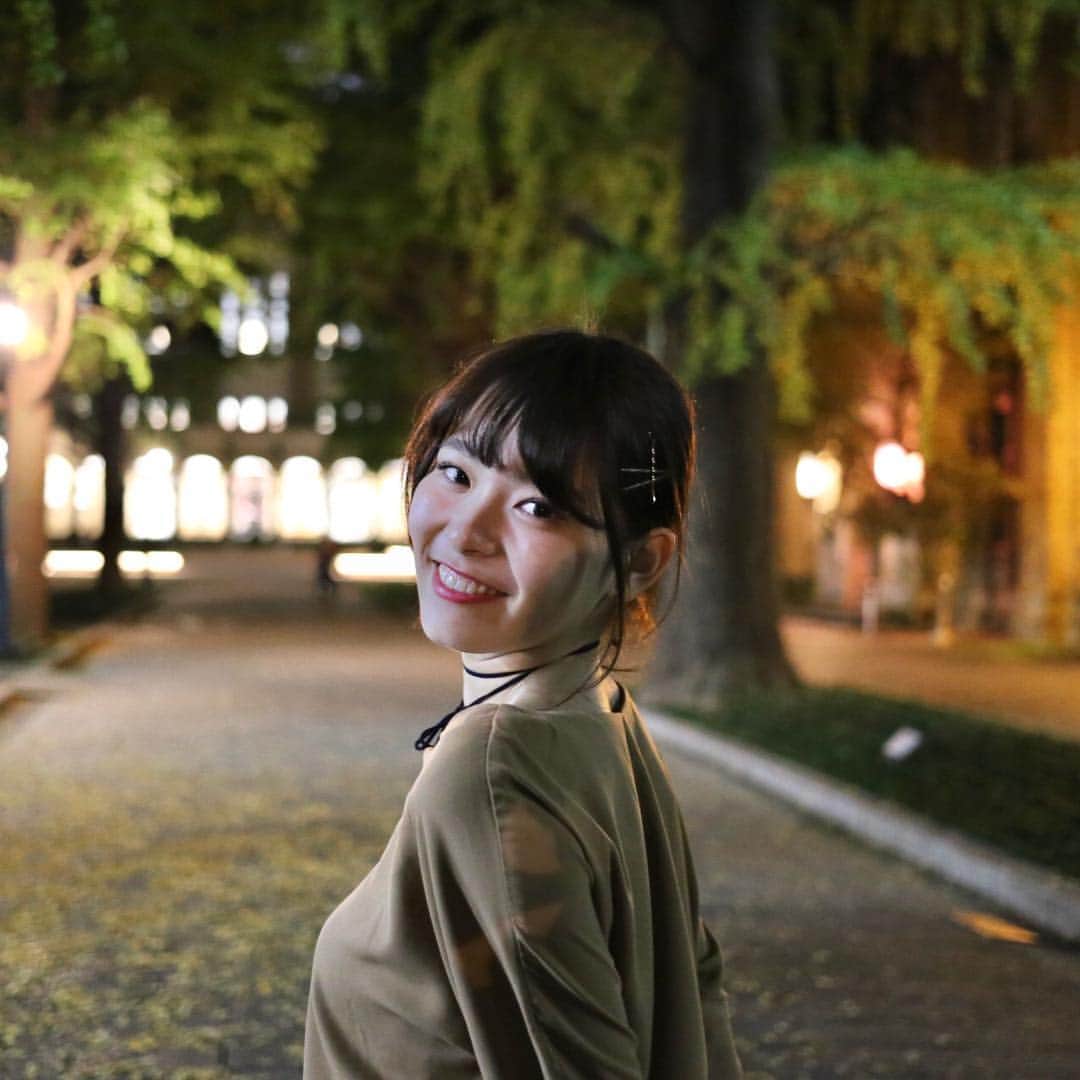 佐野来実さんのインスタグラム写真 - (佐野来実Instagram)「東大の夜、とっても綺麗なんです🌙 #東京大学 #夜 #お散歩 #楽しいよ #ミス東大」11月16日 0時42分 - misstodai201802