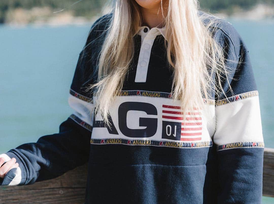 のインスタグラム：「ラガーシャツ女子って良いですよね♪ Photo: Misae Campbell (@miraecampbell) #Fall2018Burton #AnalogClothing」