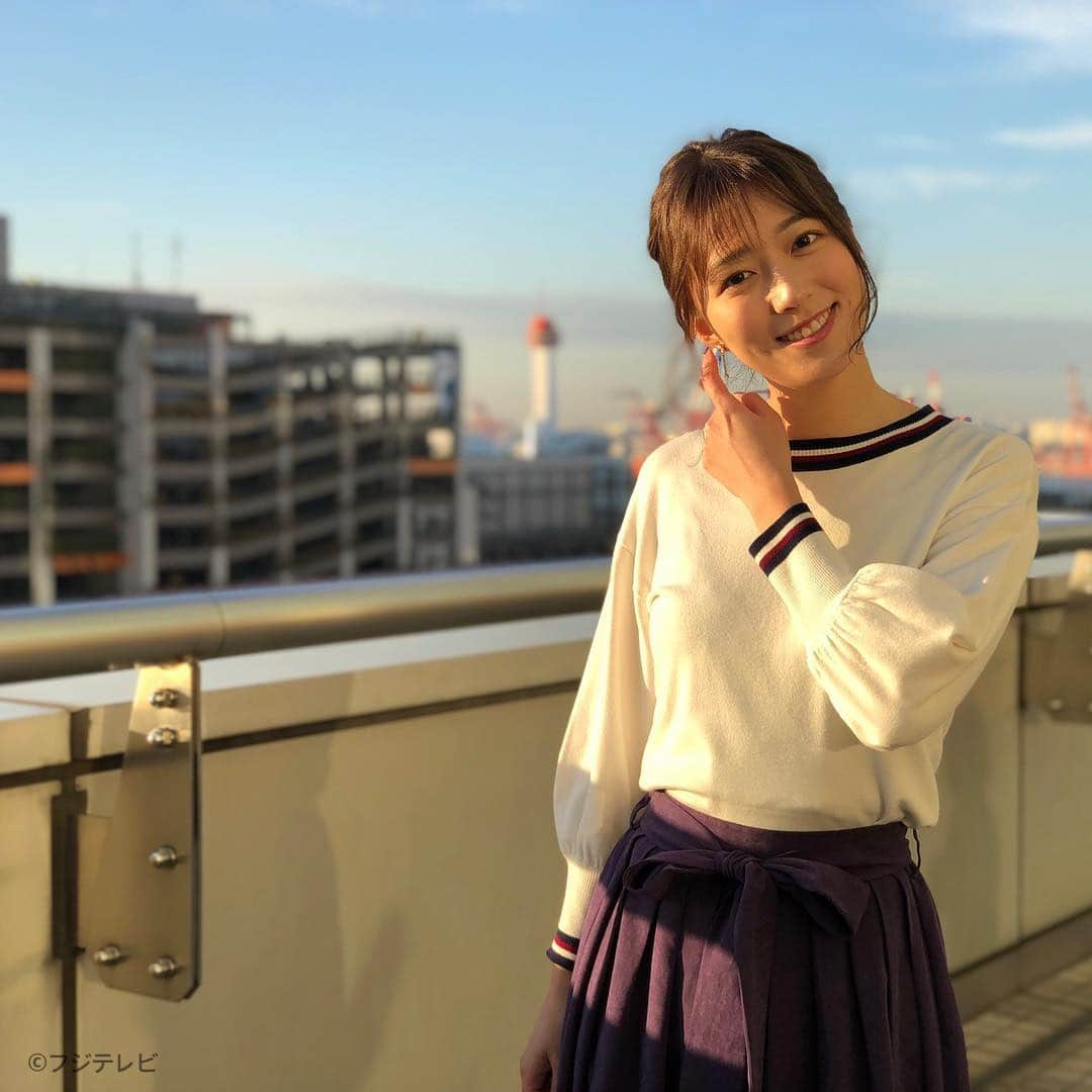 フジテレビ「めざましテレビ」さんのインスタグラム写真 - (フジテレビ「めざましテレビ」Instagram)「11月16日（金）きょう何着て行く？ ・ ファッション雑誌CanCamとコラボした お天気コーナー「きょう何着て行く？」 阿部華也子ちゃんの毎日のコーデを紹介♪ ・ 【きょうのコーデ】 コート→#MEW’SREFINEDCLOTHES 3万4000円 ニット→#リランドチュール 1万円 スカート→#MEW’SREFINEDCLOTHES 7900円 靴→#EVOL 7900円 ピアス→#imac 5900円 ・ 【コーデのポイント】 ポイントはスカート👗 スエード調素材の秋らしいパープルの１枚は 着るだけで季節感抜群の優れもの🍁 首元にラインが入ったトップスでハズしを 加えると一気にこなれ感が高まります💃🏻✨ ・ #めざましテレビ #きょう何着て行く？ #阿部華也子 #今日のコーデ#コーデ #CanCam #今日のファッション#ootd #きょう何着て行く？は月〜金朝6時22分ごろ放送！」11月16日 19時57分 - mezamashi.tv