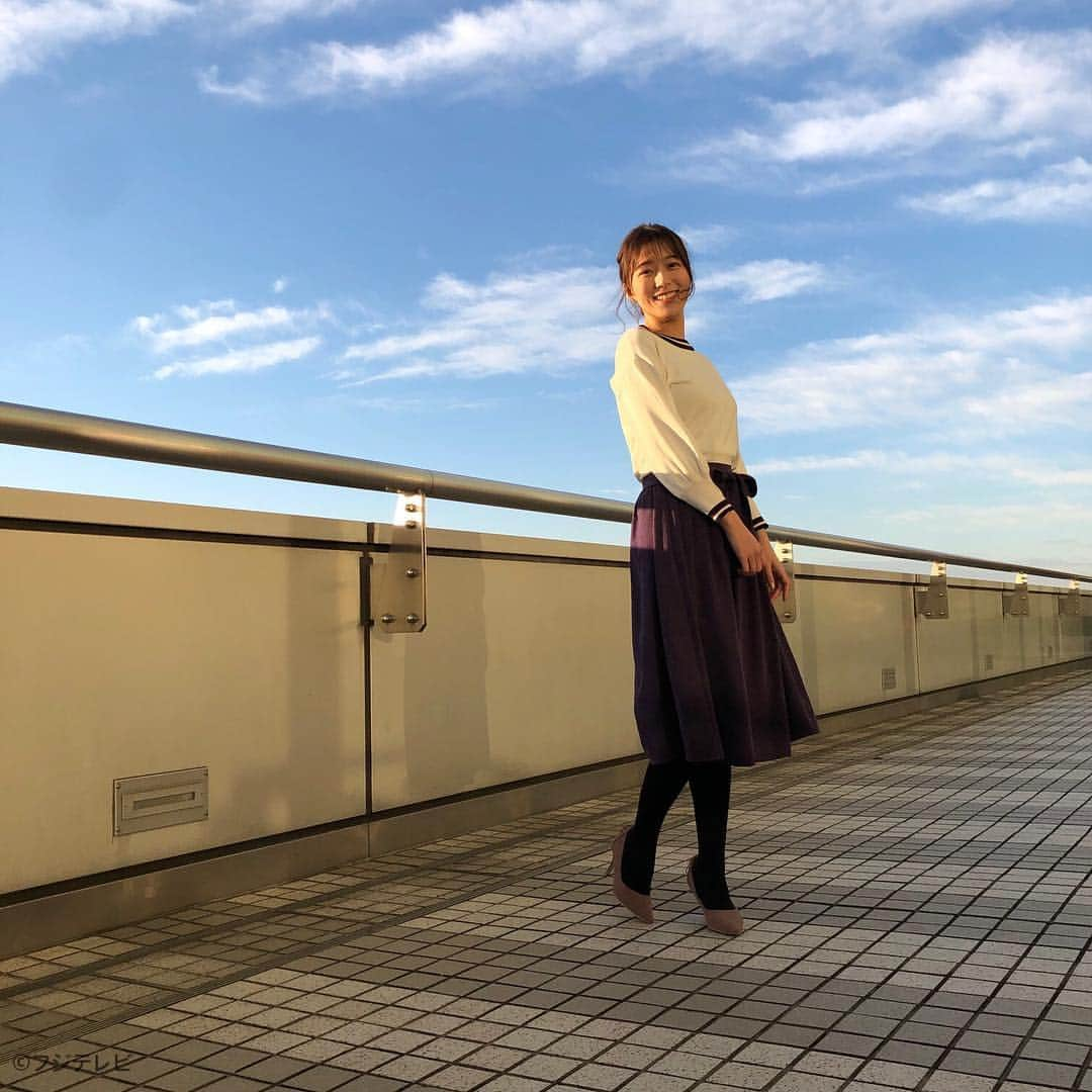 フジテレビ「めざましテレビ」さんのインスタグラム写真 - (フジテレビ「めざましテレビ」Instagram)「11月16日（金）きょう何着て行く？ ・ ファッション雑誌CanCamとコラボした お天気コーナー「きょう何着て行く？」 阿部華也子ちゃんの毎日のコーデを紹介♪ ・ 【きょうのコーデ】 コート→#MEW’SREFINEDCLOTHES 3万4000円 ニット→#リランドチュール 1万円 スカート→#MEW’SREFINEDCLOTHES 7900円 靴→#EVOL 7900円 ピアス→#imac 5900円 ・ 【コーデのポイント】 ポイントはスカート👗 スエード調素材の秋らしいパープルの１枚は 着るだけで季節感抜群の優れもの🍁 首元にラインが入ったトップスでハズしを 加えると一気にこなれ感が高まります💃🏻✨ ・ #めざましテレビ #きょう何着て行く？ #阿部華也子 #今日のコーデ#コーデ #CanCam #今日のファッション#ootd #きょう何着て行く？は月〜金朝6時22分ごろ放送！」11月16日 19時57分 - mezamashi.tv