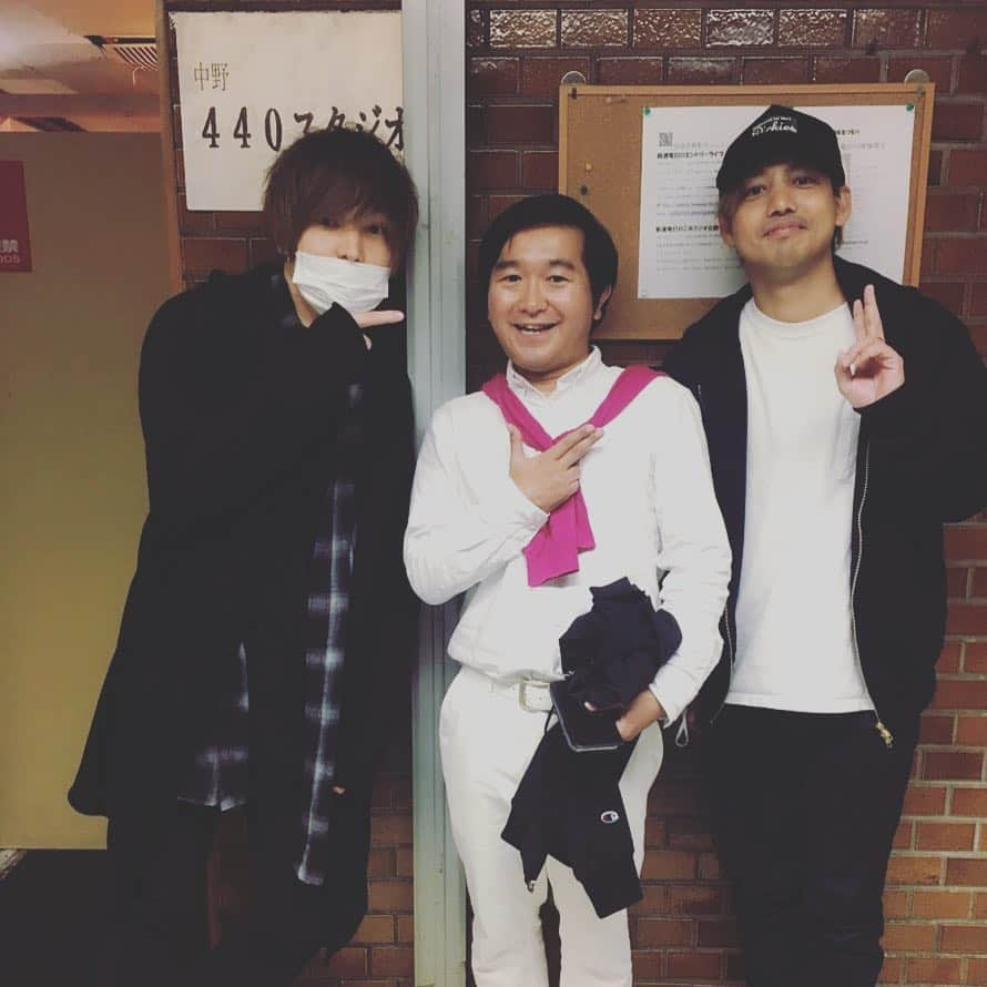 小石田純一さんのインスタグラム写真 - (小石田純一Instagram)「中野440スタジオになつき君とHIROKI さん。  #中野440スタジオ #中野 #今夏貴 くん  #HIROKI さん #オレンジレンジ #ORANGERANGE #小石田純一」11月17日 10時34分 - koishida.trendy