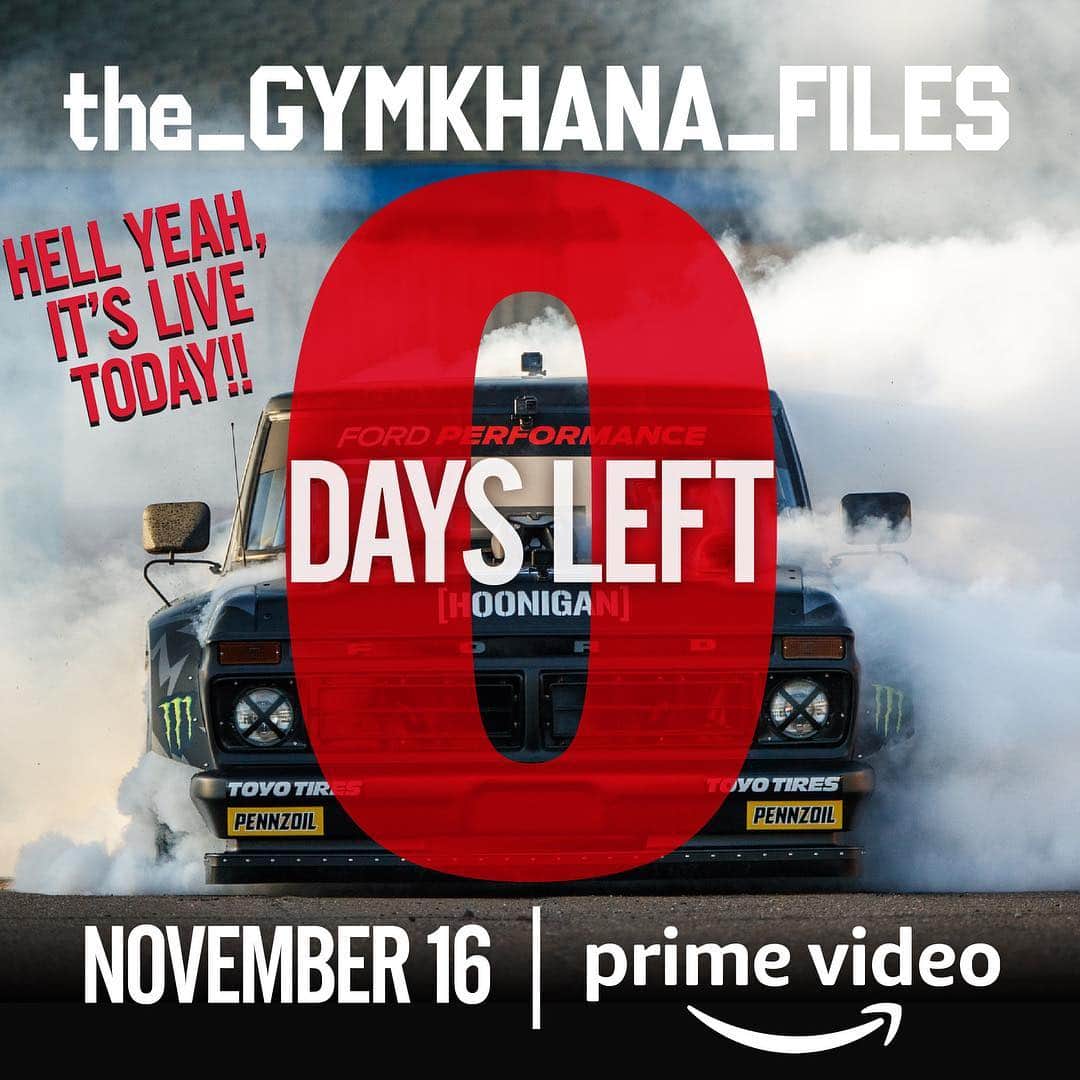 ケン・ブロックさんのインスタグラム写真 - (ケン・ブロックInstagram)「LIVE NOW! The Gymkhana Files has launched on Amazon Prime video. Watch it for free with your Amazon Prime membership!! #TheGymkhanaFiles #linkinbio」11月17日 2時45分 - kblock43