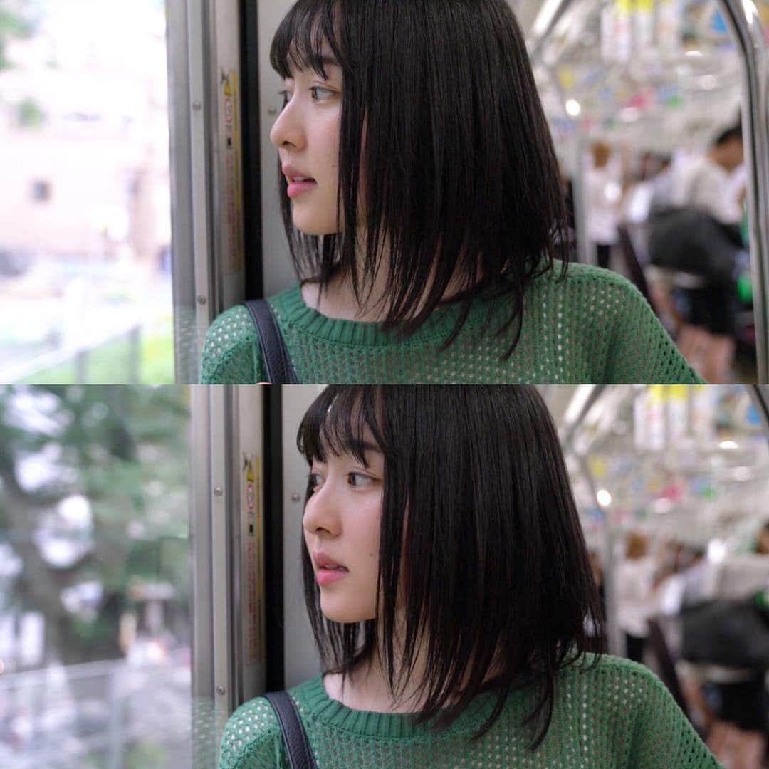 高井晴菜のインスタグラム：「🚃✨ #photography #movie #actress #photo #電車 #電車旅」