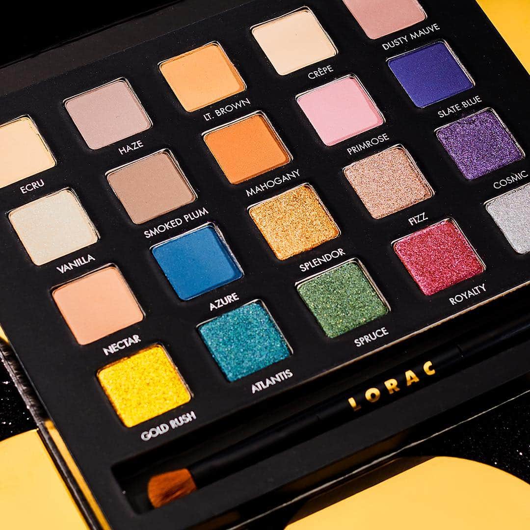 LORACさんのインスタグラム写真 - (LORACInstagram)「Hit the holidays in confident color. Available now on @hsn, our Shine Bright PRO Palette features 20 iconic shades and a convenient eyeshadow brush for on-the-go application. Which color is calling your name? #LORACcosmetics #loracPRO ____________________________ #eyeshadowpalette #newmakeup #loraceyeshadow #proformula #hsn #makeuphaul #eyeshadowaddict #eyeshadowshades #matteeyeshadow #shimmereyeshadow #eyemakeupinspo #makeupinspiration」11月18日 5時05分 - loraccosmetics