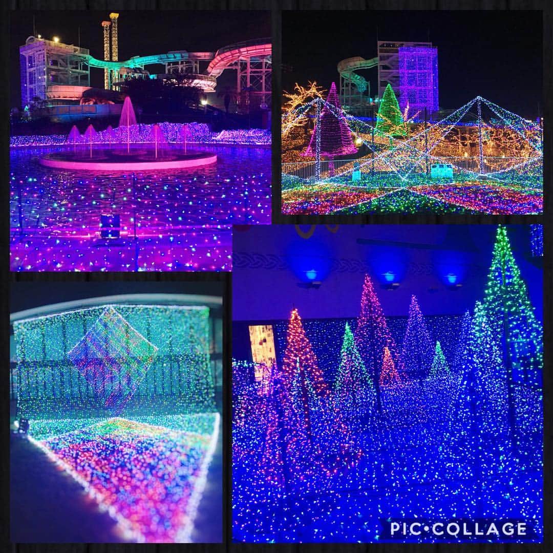 水村真悠子のインスタグラム：「昨日、一足先にイルミネーションを見たよ(・∀・)🎄✨ . #よみうりランド #ジュエルミネーション #イルミネーション #平成最後の冬 #クリスマス」