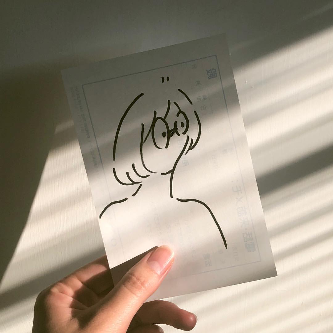 yurika_eyeのインスタグラム：「#knit #ニット 🍂 :  #illustration #character #original #yurika2wins #drawing #art #marker #hair  #イラスト #オリジナル #キャラクター #絵 #描く  #ラフ画 #マジック #マーカー」