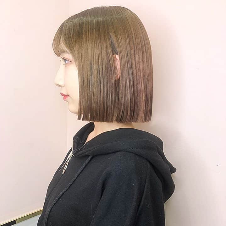 原涼香のインスタグラム：「ㅤㅤㅤㅤㅤㅤㅤㅤㅤㅤㅤㅤㅤ タッセルボブ人気です💕 似合う長さのバランスで♡ ㅤㅤㅤㅤㅤㅤㅤㅤㅤㅤㅤㅤㅤ」