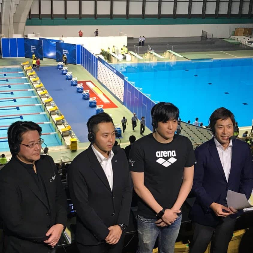 立石諒さんのインスタグラム写真 - (立石諒Instagram)「Kosuke Kitajima Cup 2019の２日目の解説をさせていただきました！ 康介さんだからこそできる試合で、緊張感あり、笑いありの最後まで飽きさせない試合でした。 本当に楽しかったー！ お疲れ様でした！ #kosukekitajimacup2019 #こっそり実況 #みんな頑張ってた #これからコツコツと #練習頑張れ #日テレ」11月18日 18時19分 - ryo.tateishi