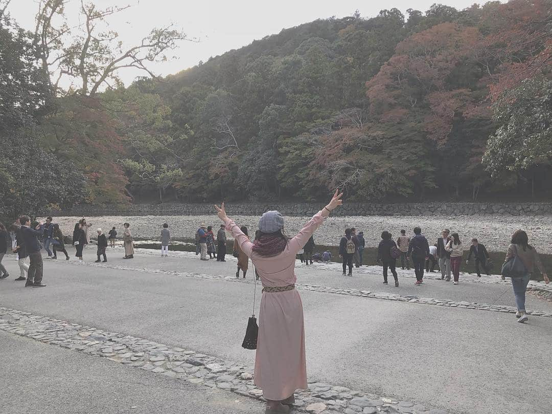 伊藤美誠のインスタグラム：「伊勢神宮⛩☺︎」