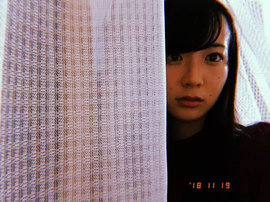 西村若奈さんのインスタグラム写真 - (西村若奈Instagram)「カーテンとにちこ。 かなり前に流行ったアプリだけど未だに結構HUJI使います。 ツイッターよりはインスタ向けの写真かなと思って」11月19日 1時44分 - misstodai201805