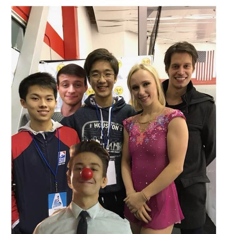 ヴィクトール・ファイファーのインスタグラム：「Congrats on making it to nationals (Julia, David and Peter) Good effort from all of the skaters who competed! #skatingclubofwilmington #teamusa #usfsa #scw」