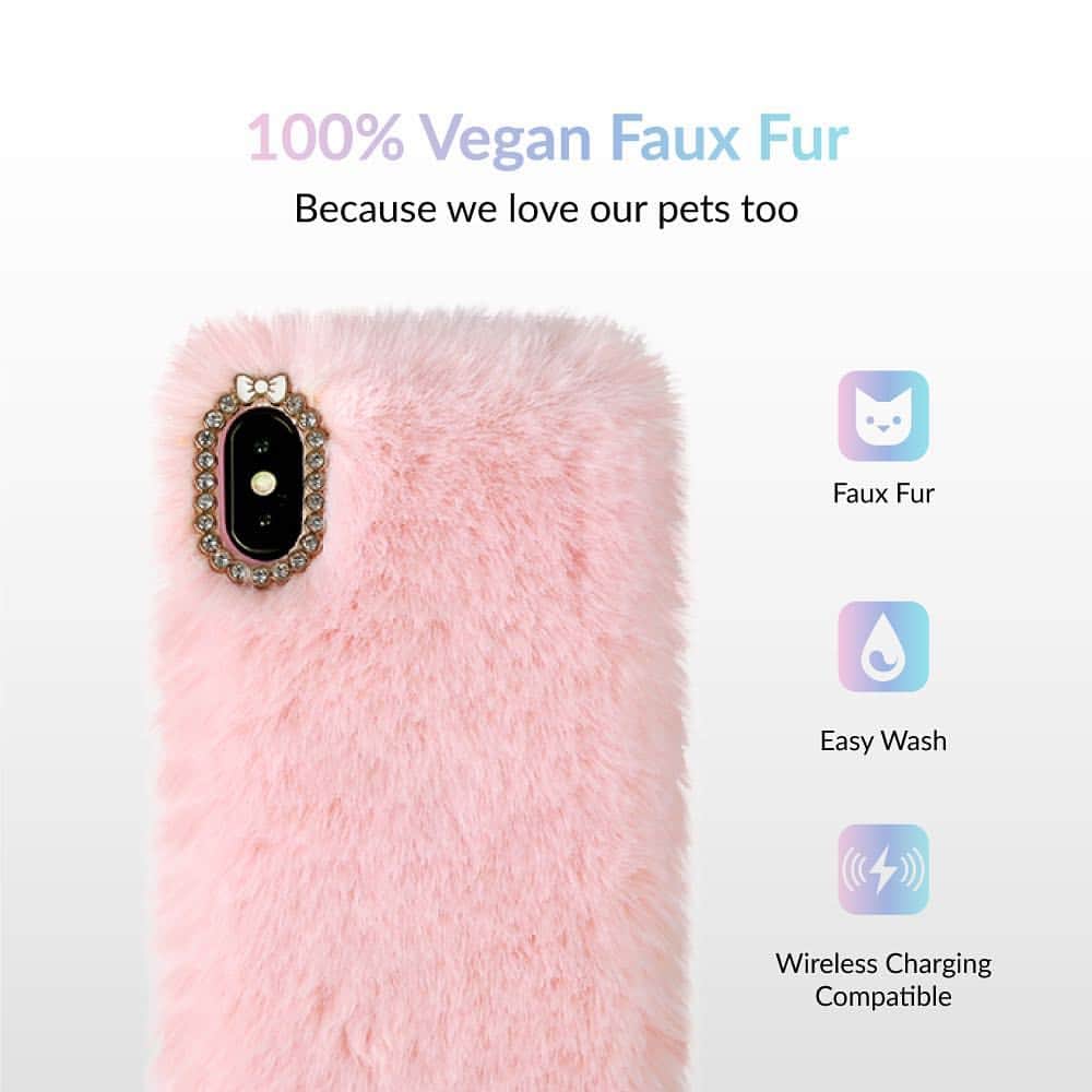 VELVETCAVIARさんのインスタグラム写真 - (VELVETCAVIARInstagram)「Have you seen our new FAUX FUR cases? 🐰 3 new colors now live @velvetcaviar #velvetcaviar」11月19日 4時52分 - velvetcaviar