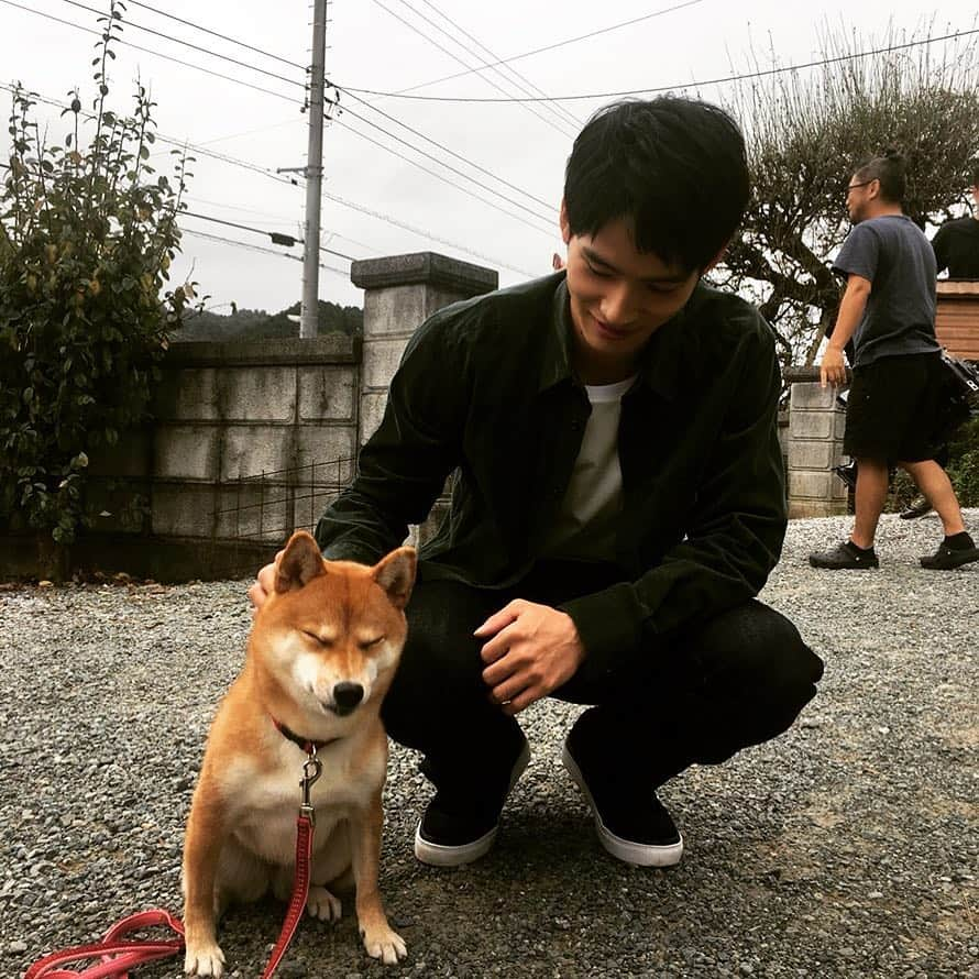 TBS「中学聖日記」さんのインスタグラム写真 - (TBS「中学聖日記」Instagram)「. おはようございます☀️ 朝から、犬を愛でる晶をお届けします。 明日は７話。開始時間が少し違うので、お気をつけください。 お仕事でお帰りが遅い方は、リアルタイムで観れるチャンス！よる10:20スタートです🐶  #tbs #火曜ドラマ #中学聖日記 #有村架純 #岡田健史 #町田啓太 #マキタスポーツ  #友近 #渡辺大 #村川絵梨 #吉田羊 #夏川結衣 #火曜 #第7話 #11月20日 #放送時間が違います #よる10時20分スタート #柴犬 #わんこ #今日も一日 #撮影です！」11月19日 6時28分 - chugakuseinikki_tbs