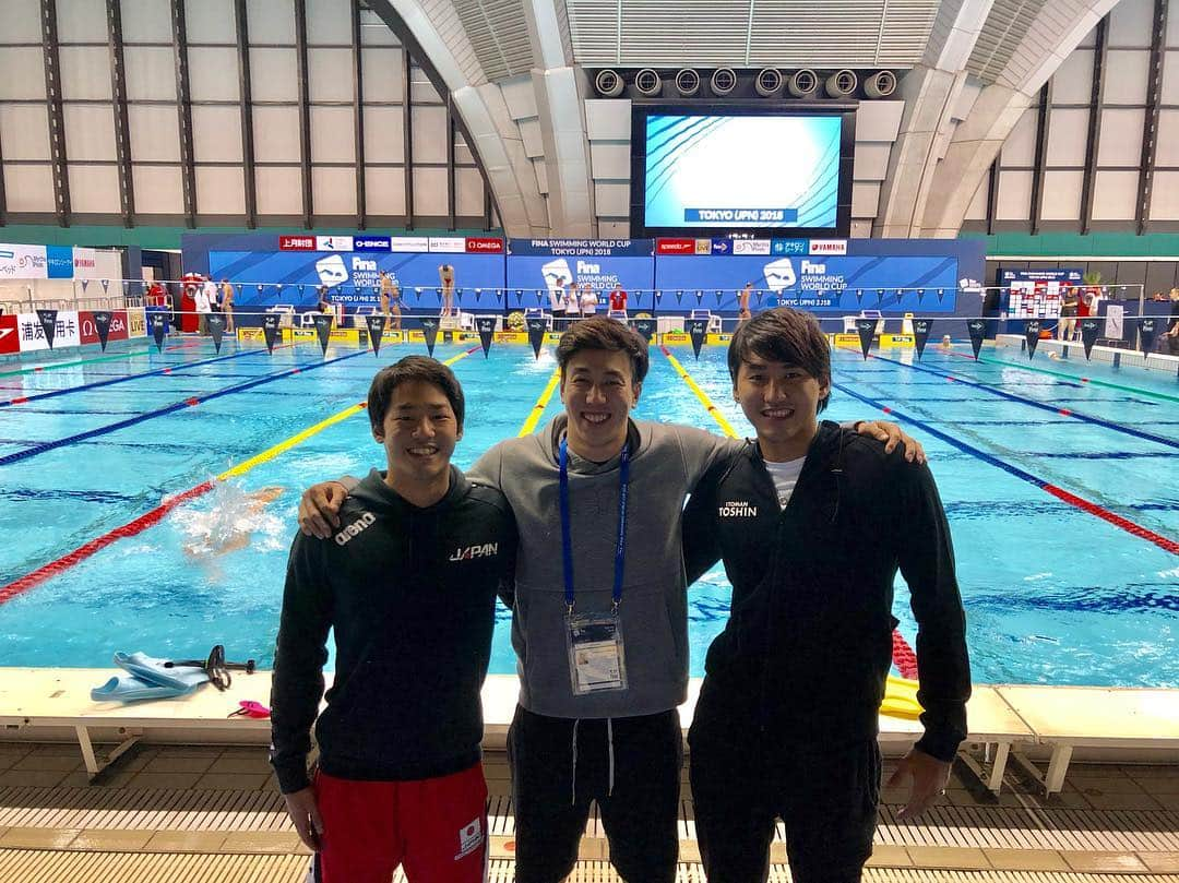 藤森太将さんのインスタグラム写真 - (藤森太将Instagram)「FINA Swimming would cup 2018🌏 Asia series Beijing, Tokyo and Singapore competition has ended. Thank you for the wonderful encounters and time. Next is World Championship💪  沢山の方にお世話になった3週間でした、皆様ありがとうございました！ #swc18  #kinoshita_group_sports  #swimming #佐藤文平 #npaja #最高の遠征でした🇨🇳🇯🇵🇸🇬 #謝謝」11月19日 11時31分 - hiromasa_fujimori32