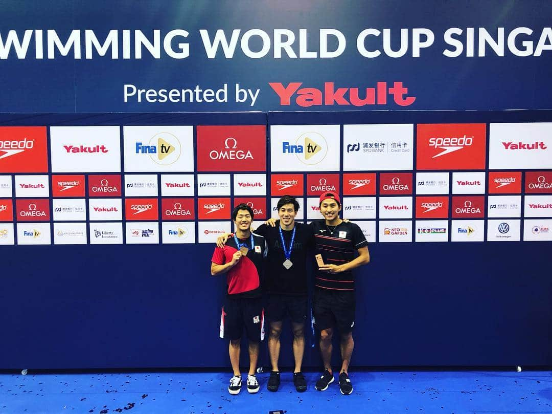 藤森太将のインスタグラム：「FINA Swimming would cup 2018🌏 Asia series Beijing, Tokyo and Singapore competition has ended. Thank you for the wonderful encounters and time. Next is World Championship💪  沢山の方にお世話になった3週間でした、皆様ありがとうございました！ #swc18  #kinoshita_group_sports  #swimming #佐藤文平 #npaja #最高の遠征でした🇨🇳🇯🇵🇸🇬 #謝謝」