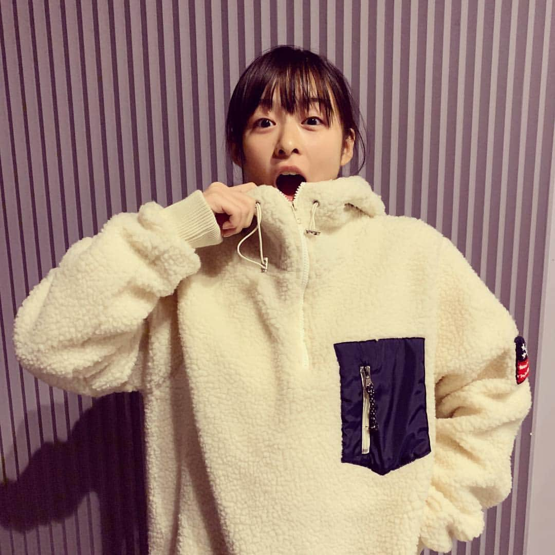 森七菜さんのインスタグラム写真 - (森七菜Instagram)「モコモコ〜🐑⛄️ #今日の東京寒かった #もうすっかり冬 #もこもこパーカー #めちゃめちゃ暖かいらしいよ #HOTPING #もりなな #森七菜」11月19日 23時37分 - morinana_official