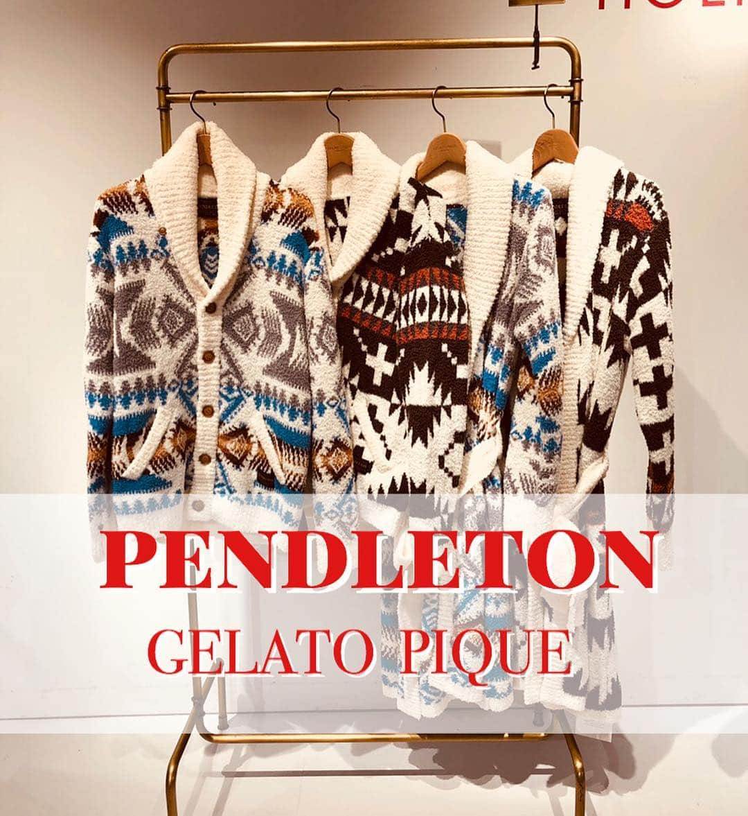 ジェラートピケさんのインスタグラム写真 - (ジェラートピケInstagram)「この冬、ジェラート ピケが贈るHOTなNews、【PENDLETON×GELATO PIQUE】のコラボレーションウェアが実現🎄  いよいよ11月22日から全国でリリースされます。この季節に嬉しい男女ペアで揃ったコレクション。クリスマスGIFT🎁にもお薦めです。カウチン、ロングガウン、ポンチョ/ブランケットのニットコレクションに加え、オーセンティックなチェックPajamaが並びます。 是非お近くの店頭へお立ち寄り下さいませ。  #pendleton  #ペンドルトン  #mocomoco  #knit  #暖か  #homesweethome  #roomwear  #loungewear  #gelatopique  #christmas  #クリスマス #ジェラートピケ」11月20日 23時33分 - gelatopique_official