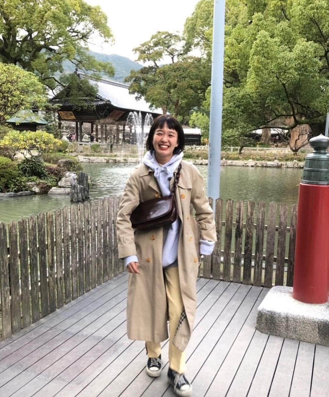 柴田紗希さんのインスタグラム写真 - (柴田紗希Instagram)「〜福岡観光〜 行きたかった太宰府天満宮⛩ なおさんとちーたが一緒に 行ってくれたんだ😭✨ しっかり御朱印ももらってこれました！ 太宰府天満宮、すごく綺麗なパワーがあったよ♡ #太宰府天満宮 #福岡」11月20日 21時55分 - shibasaaki