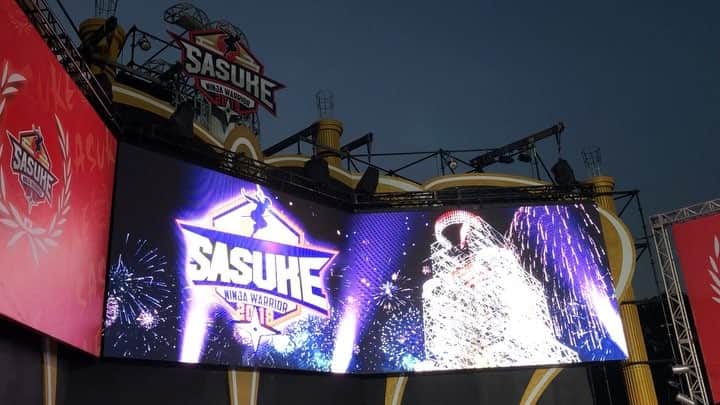 乾雅人のインスタグラム：「SASUKE Ninja Warrior 2018 finish shooting. Thank you very much for attending👍 #sasuke2018 #ninjawarrior #obstacle」