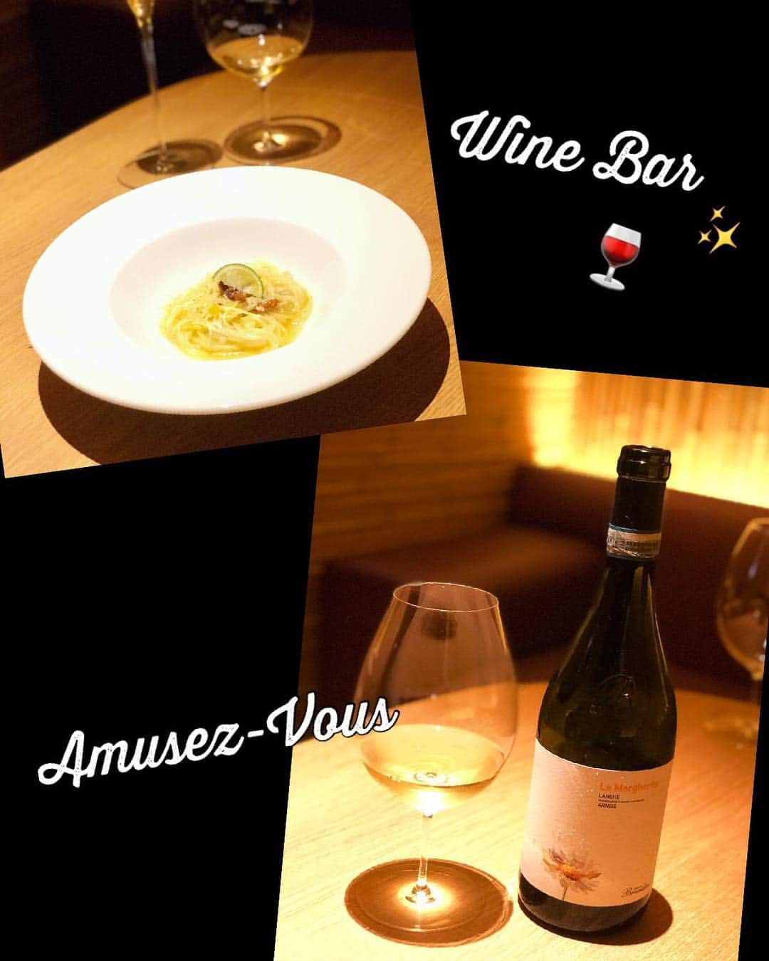 彩耶さんのインスタグラム写真 - (彩耶Instagram)「#北新地 にある素敵な Wine Bar & Restaurant 🍷✨ ・ Amusez-Vous  #アミュゼヴ ・ ご招待いただき、一足早く お邪魔してきました😊💕 ・ お写真横に☝➡︎➡︎スワイプしてね❣️ ・ まずは シャンパンで Cheers〜🥂✨ オススメのコースを個室で頂きました。 ・ お料理に合わせて ペアリングで いただけるワインが、またほんとに絶妙〜😋🍷✨ ・ お料理は、目にも美しく～✨ トリュフ・フカヒレ・雲丹・車海老 … 最高の食材を使用した こだわりのあるお料理、どれも本当に 美味しすぎました🤤💕 ・ お店は 落ち着いた大人の雰囲気で、デートに連れて来て頂きたいような素敵なお店です💓 カウンター席があるのでお一人様でもゆったりと過ごせそうですよ✨ ・ 入り口がお店とも別という 完全個室のお部屋もあり、人の目を気にせずゆっくりと過ごせますよ😌 ・ 本日 11/21 OPEN なので、是非皆さんこちらご覧になって下さいね↓ ・ https://s.tabelog.com/osaka/A2701/A270101/27107797/ ・ 大阪市北区堂島 1-3-29 日宝新地レジャービル ☎︎ 080-2543-2913 ・ ・ #amusezvous#ワインバー#ワイン#wine #モデル#model#神戸#kobe#インスタグラム#インスタ#instagram#インフルエンサー#インスタグラマー#私#me#フォロー#followme#フォローミー#お洒落さんと繋がりたい#旅行好きな人と繋がりたい #ファッション#ファッション部#コーデ#コーディネート#fashion#いつかの私」11月21日 12時01分 - 3aya11